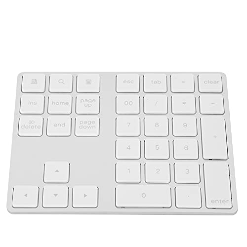 Zerodis ワイヤレス数字キーパッド 軽量 互換性 テンキーボード 超薄型 作業 会計 オフィス 学習