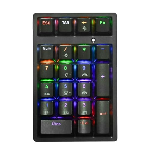 テンキー,ユーエスビー メカニカル コンパクト キーボード - 21キー テンキー | デスクトップ ノートブック コンピュータ ラップトップ ゲーム用 MJ69UA5SS97XCD7PLE3I