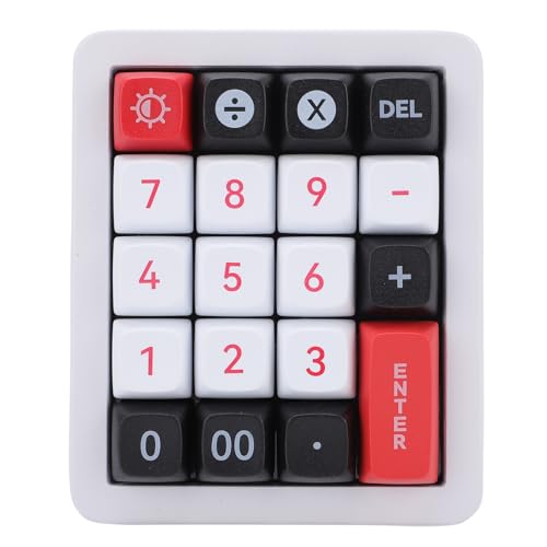 Sxhlseller メカニカルテンキー、19キープログラマブルRGBバックライトテンパッド、USB Cケーブルと赤色スイッチ付き、 OS XラップトップPCデスクト会計データ入力用 (白) Sxhlselleruxghg4sdqa-12