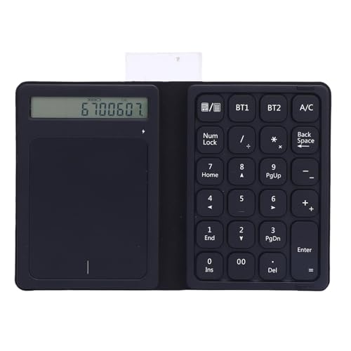 Sxhlseller Bluetooth テンキーパッド、タッチパッド付き Bluetooth テンキー 3 in 1、タブレット用電卓 Sxhlsellerh528ks7dbo