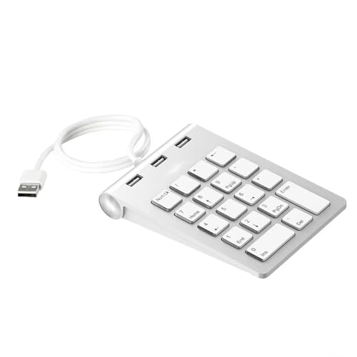 Flood Force テンキー拡張スロットを備えた金融オフィスコンピュータ用の有線テンキー3键 (18鍵シルバー)