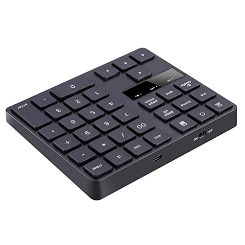 OYUEGE ワイヤレステンキー 充電式 35-キー アルミニ 超サイレント高耐久 持ち運び便利 コンパクト 小型 極薄型 人間工学設計 PC、Surface Pro、ノートブック用 Color-A OYJPBSZJP004-1