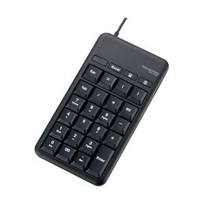 ホットキー付きUSBテンキーパッド ブラック ds-1645037 KTEC-ds-1645037