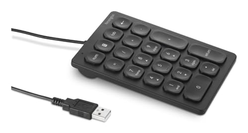 Kensington 有線テンキーパッド プラグアンドプレイUSB接続 21キーテンキー 4つのショートカットキー付き PC、ノートパソコン、その他のデバイス用 (K79820WW)