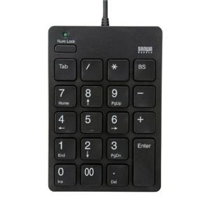 サンワサプライ （まとめ）サンワサプライ USB2.0ハブ付テンキーアイソレーションタイプ NT-18UH2BK【×2セット】 AV デジモノ パソコン 周辺機器 キーボード テンキー top1-ds-1617007-ah [簡素パッケージ品] KTEC-ds-1617007