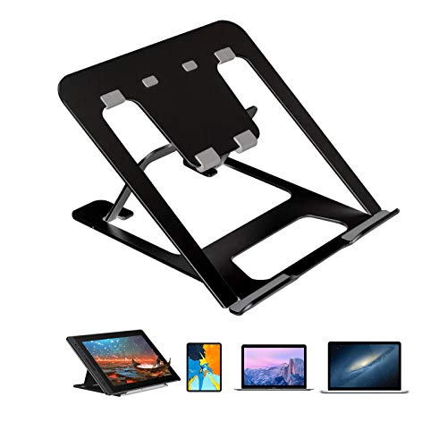 MIXJOY ドローイングタブレット調整可能ホルダースタンド ドローイングペンディスプレイ アルミニウム換気スタンド Wacom One、Cintiq 13/16、XP-Pen Artist 12/13.3/15.6、Huion Kamvav12/13.3/15.6用