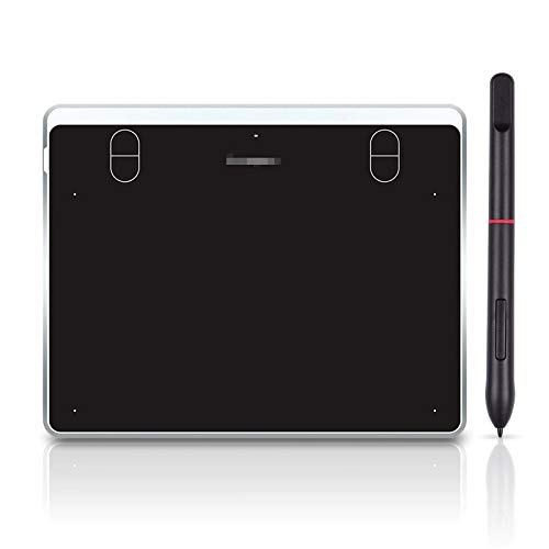 ZhaoGangLi ペンタブレット グラフィックス描画タブレット4ショートカットキーバッテリーフリーパッシブスタイラス8192レベル圧力 絵描き 写真加工 在宅ワーク ネット授業 Web会議 オンライン会議/授業