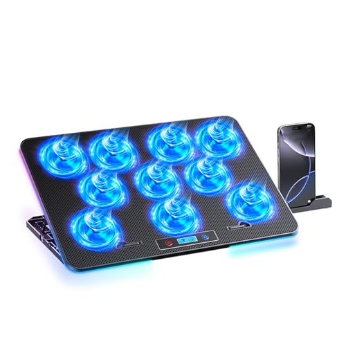 JSGHGDF 人間工学に基づいたRGBs ノートパソコンクーラー ゲームデバイス用 ユニバーサル 14