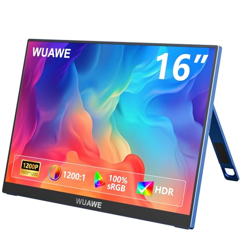 WUAWE ノートパソコン用ポータブルモニター USB-C WAB1602
