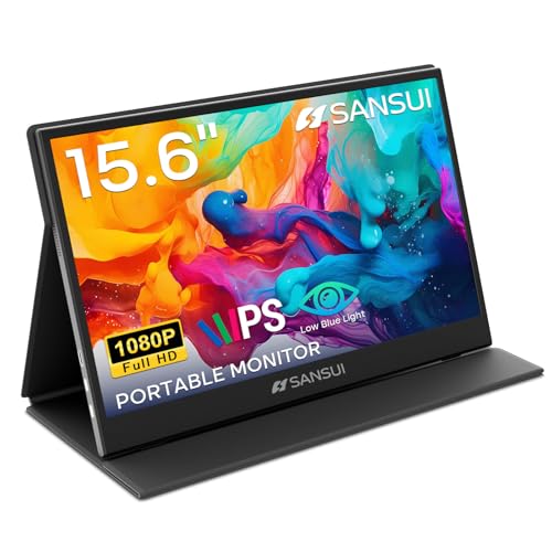 SANSUI ポータブルモニター USB-C ES-P156T1F