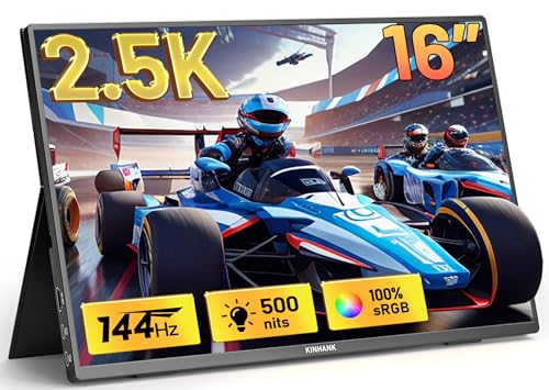 PAGEPINMU 2.5K 144Hz ポータブルゲーミングモニター K16