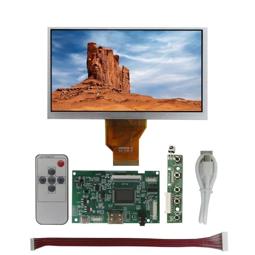 6.5インチ800*480 16:9 汎用多目的液晶ディスプレイポータブルHDMIオーディオ駆動制御ボードキットFor Banana Pi、Orange Pi、Windowsコンピュータ補助サブスクリーン、メディアプレーヤーなどのモニタ 6.5CTN14+812