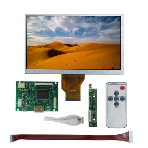 7インチ800 x 480 16:9 ポータブル液晶ディスプレイ汎用DIY HDMI駆動ダッシュボードキットOrange Pi、Banana Pi Windows PC PC補助画面ディスプレイ用 7TN90+168