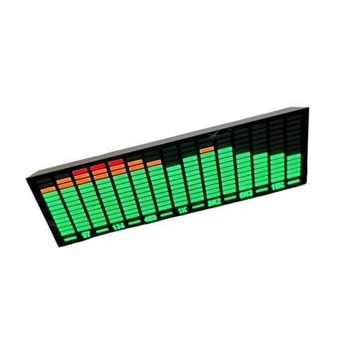 Oxxggkao LED サウンド制御音楽スペクトラムディスプレイピックアップライト雰囲気ゲームルーム車のデスクトップ寝室の装飾ポータブル音楽視覚化