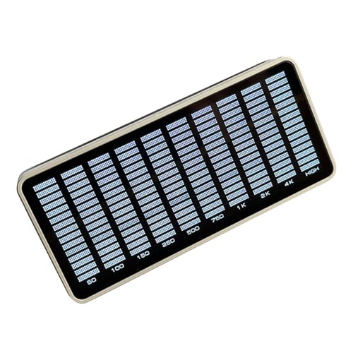 Quiloxen AK1016 LED Music Spectrum LEDレベルインジケーターピックアップリズムライトアンプメーターカープレーヤーの雰囲気ランプ音楽制作ツール