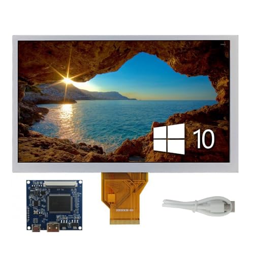 8インチ 800×480 ポータブル DIY LCDディスプレイスクリーン ミニHDMIドライバーボード付き – PC、ラズベリー/オレンジパイ、ゲーム機、顕微鏡などに対応 8CTN64+PCB800852