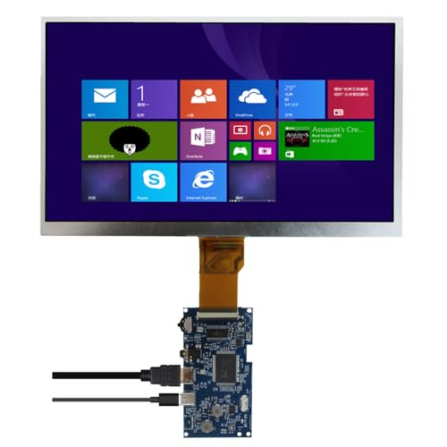 10.1インチ1024*600 16:9 汎用多目的液晶ディスプレイポータブルmini-HDMI、Type-c,オーディオ、駆動ダッシュボードキットFor Banana Pi、Orange Pi、Windowsコンピュータ補助サブスクリーン、メディアプレーヤーなどのモニタ 10.1CGQ+873