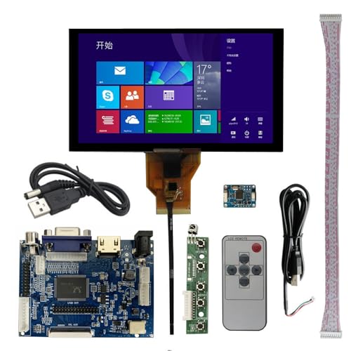 6.5インチ800*480 16:9 液晶ディスプレイ、HDMI、VGA、2AV、駆動制御ボード、USBタッチスクリーン、Banana Pi、Orange Pi、Windowsコンピュータ用 6.5CTN14+99+DRCMP