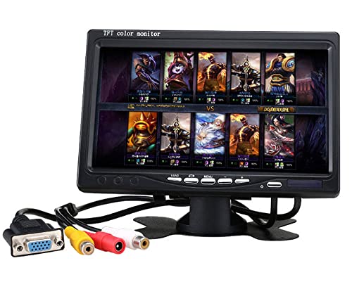 SUNNY VGAモニター PCサブモニター 監視モニター 7インチLCDカラー車載モニター バックモニターみも RCA2入力2チャンネル VGA 1チャンネル OMT70VGA-SNY SNY03129