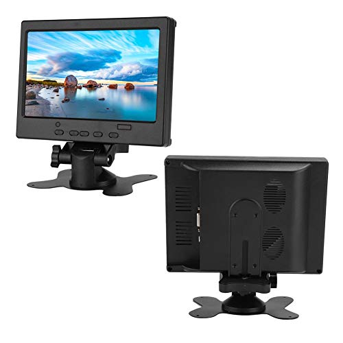 Betued HDMI + VGA + AV 7インチモニターコンパクトディスプレイTFT LCDディスプレイ用の8言語(U.S. regulations)