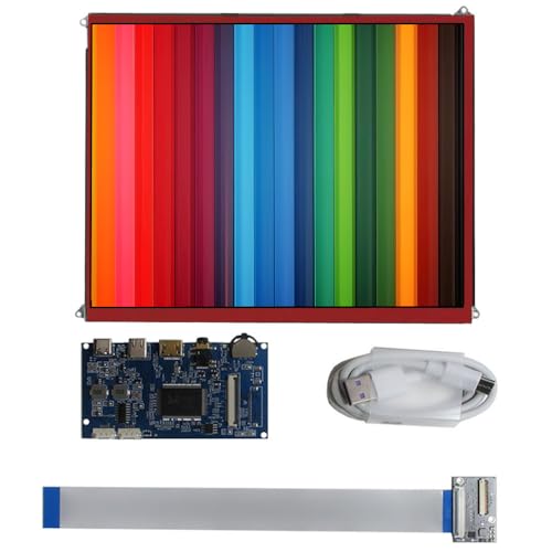 9.7インチDIY 2K IPS 2048x1536 4:3 汎用液晶ディスプレイ、制御駆動パネル、ポータブルBanana Pi Orange Pi Windowsコンピュータ補助サブスクリーンバックライト映像などの多目的モニタ 9.7ip3+869