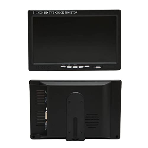 Shanrya 7インチカーモニター、FPVドローン用ミニPCモニターHDマルチメディアインターフェース