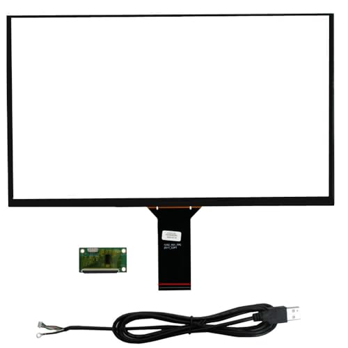 15.6インチUSB静電容量式10ポイントタッチスクリーンパネル – PC、ラズベリー/オレンジパイなどにプラグアンドプレイ – Linux、Windows、Androidに対応 (ドライバーフリー)。