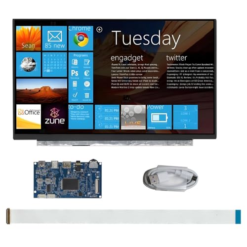 11.6インチポータブル汎用多用途1920*1080 16:9 液晶ディスプロイメントタブルmini-HDMI Type-C駆動制御ボード、For Banana Pi、Orange Pi、Windowsコンピュータ補助サブスクリプションなどのモニタ 11.6C1920+869
