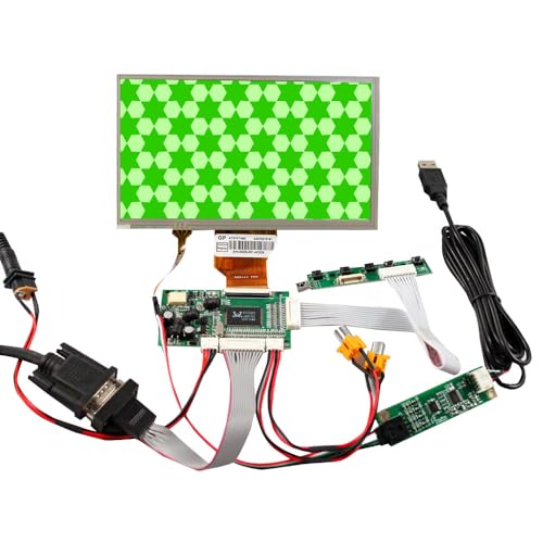VSDISPLAY 7インチ 解像度800x480 LCDディスプレイ AT070TN90 抵抗膜式タッチ対応 VGA AV映像入力 VS-TY50-V1AT070TN90TP