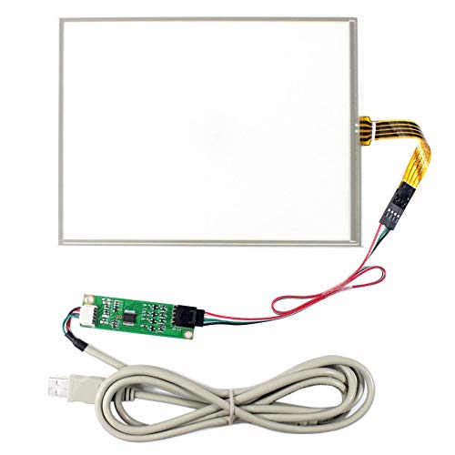 VSDISPLAY 8.4インチ 4線抵抗タッチパネル USBコントローラー付き 8.4インチ 800x600 LCDパネル用 VS084TP-A1