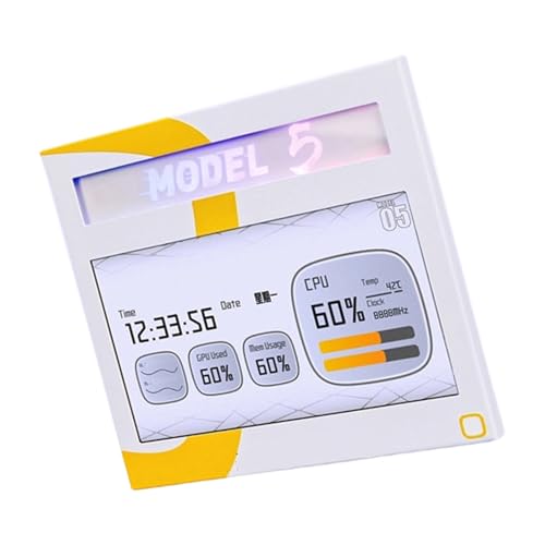Uylim Modding Essential 7 インチ IPS ディスプレイ モニター パネル、解像度 1024x600、ケースケース LCD スクリーン用の USB 接続付き