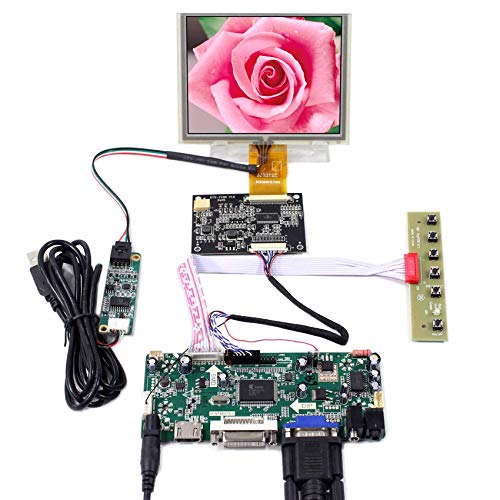 VSDISPLAY HDMI DVI VGA Audio LCDコントローラー 50ピン転換ボード 640x480 タッチパネル 5インチ 小型液晶 ZJ050NA-08C M.NT68676ZJ050NA-08CTP