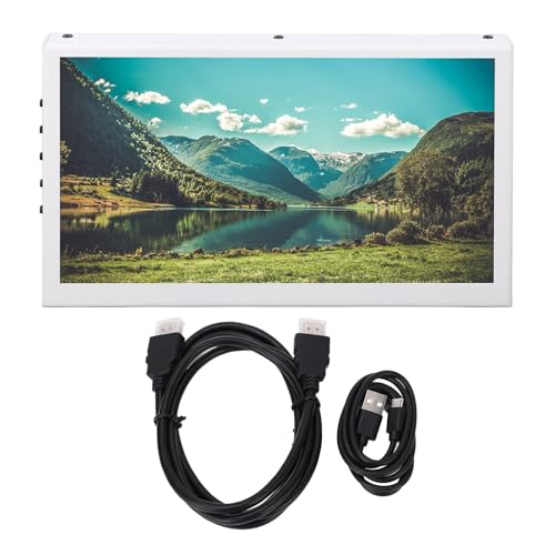 banapoy 7インチIPSポータブルスクリーン、1024 X 600 LCD HDマルチメディアインターフェースPC TVラップトップコンピュータ用小型タッチスクリーンエクステンダーモニターディスプレイ、デュアルスピーカー、170°視野角 banap6t2hn3drui