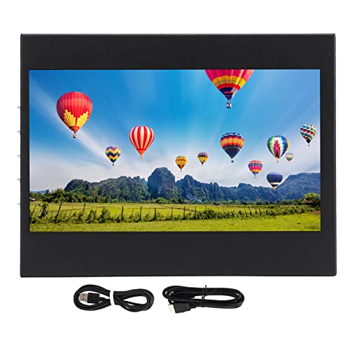 Bognajin 7インチ静電容量のタッチスクリーンモニター、入力インターフェイスを備えたポータブルHDディスプレイ、サポートHDマルチメディア、壁マウント可能、デュアルスピーカーに組み込まれています Bognajing6rf2no49t