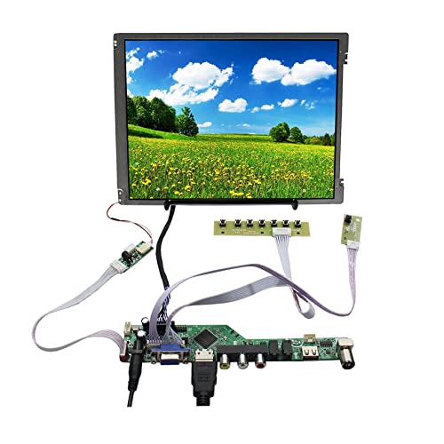 VSDISPLAY 10.4インチ液晶パネル HDMI VGA AV USB LCDコントコーラー 解像度 800x600 G104SN03 V1 代替 VS-V59AV-V2,VS104T-001A