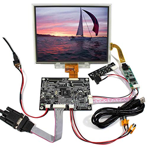 VSDISPLAY 8インチ 解像度 1024x768 タッチパネル IPS 液晶 HJ080IA-01E/01B VGA AV LCDコントローラー KYVN2V1HJ080IA01E