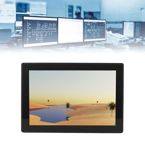ZenithAur HDMI VGA USB 互換モニター、10.1 インチ タッチスクリーン IPS ディスプレイ、IP65 耐候性、1280x800 解像度、複数のデバイスに多用途 Ze1q0n8ezhak