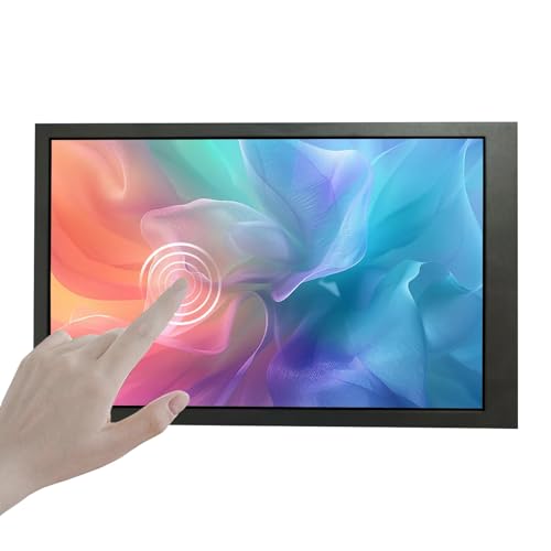 VSDISPLAY 8インチタッチスクリーンLCDモニター 1280x800 IPS ポータブルディスプレイ ミニH/Dビデオ入力付き、180°画像回転をサポート。