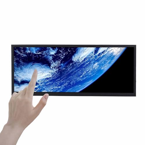 VSDISPLAY 12.3インチ モニター タッチ搭載 解像度1920x720 タイプ-C mini HD 映像入力 ディスプレイ VS123ZJ2K-T01