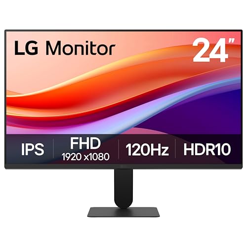 LG 24U411A-B 24インチ フルHD(1920×1080) IPS パソコンモニター 120Hz HDR10 リーダーモード フリッカーセーフHDMI スリムスタンドベース ブラック 24U411A-B.AUSQ