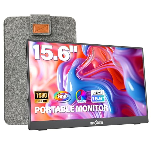 InnoView モバイルモニター モバイルディスプレイ InnoView 15.6インチ FHD 1920x1080 IPS液晶パネル 非光沢 USBType-C miniHDMI MACUSB入力 HDRモード FreeSync対応 ブルーライト機能 INVPM001