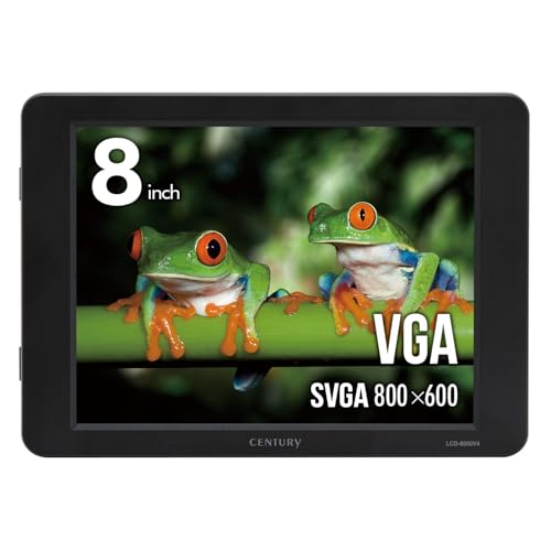 センチュリー 8インチアナログRGBモニター plus one VGA LCD-8000V4_FP