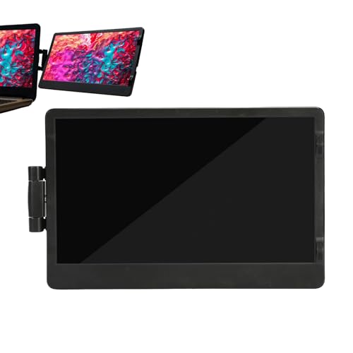 Mppchhn ノートパソコン用 ポータブル ディスプレイ | 11.6インチ 高精細 折りたたみディスプレイ,ゲーム機用モニター | 旅行・自宅オフィス・スマートフォン・タブレット・ノートパソコン・コンピューター・デスクトップ用 OL3E7XIBVKBHBLKO26J