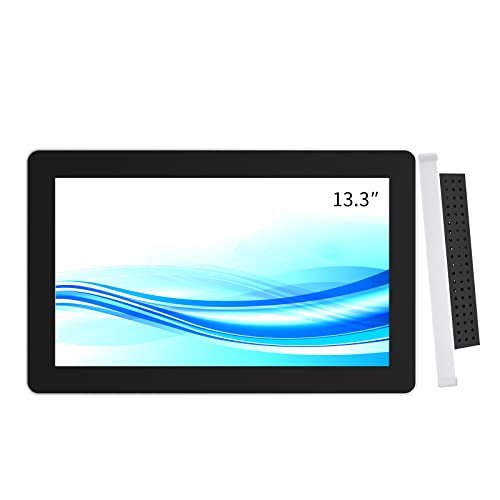 GreenTouch 13.3インチ PCAP タッチスクリーン LCD ディスプレイ - オープンフレーム TFT LCD モニター、12V 4A 電源付き - 1920 * 1080 HD GT-TM133