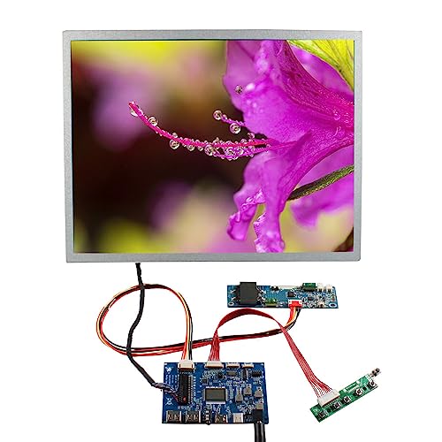 VSDISPLAY 15インチ 1024x768解像度 TN液晶 ディスプレイ パネル 1000cd/m²の高輝度、視野角89°、LVDSインターフェース (H-D Type C 映像端子)