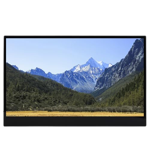 15.6インチポータブルディスプレイ、144Hz 15.6インチIPSタッチスクリーンサポート逆電源HDマルチメディアインターフェイスラップトップ用薄型 Generar4c8bvgyz