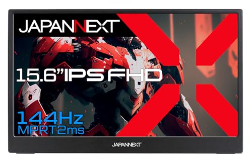 JAPANNEXT ジャパンネクスト 15.6型液晶ディスプレイ(ゲーミング/USB Type-Cx2/miniHDMIx1/スピーカー/2年保証) JN-MD-156i144FHDR