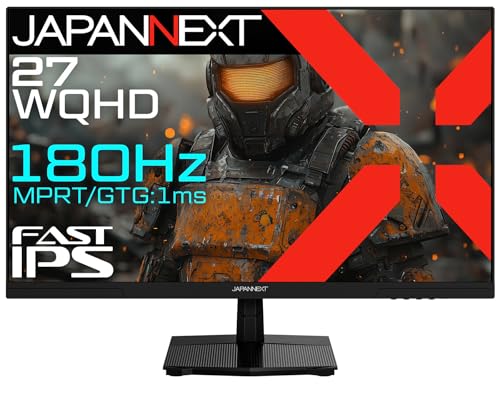 JAPANNEXT ゲーミングディスプレイ 27型/2560×1440/ブラック JN-i27G180Q