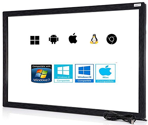 Chengying 50インチ 10ポイント マルチタッチ 赤外線タッチフレーム、irタッチパネル、赤外線タッチスクリーンオーバーレイ CYS-50-p10