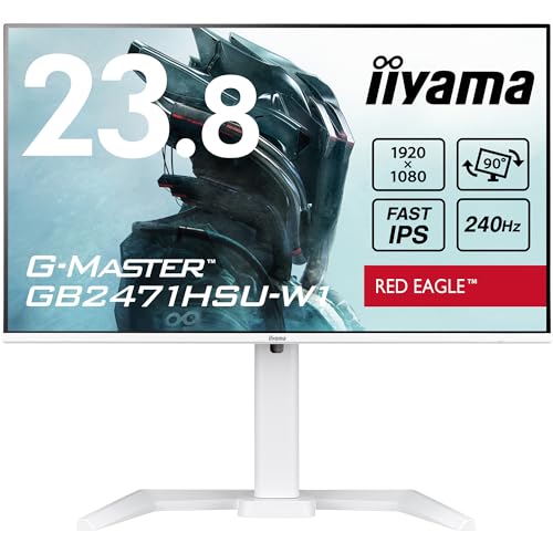 G-MASTER iiyama PCモニター・液晶ディスプレイ G-MASTER GB2471HSU-W1 [23.8インチ ホワイト]